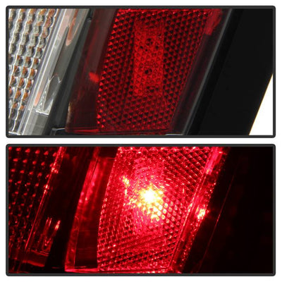 Chrysler Tail Lights, LED Tail Lights, Chrysler 300C Tail Lights, 05-07 Tail Lights, 300C Tail Lights, Red Clear Tail Lights, Light Bar Tail Lights, 