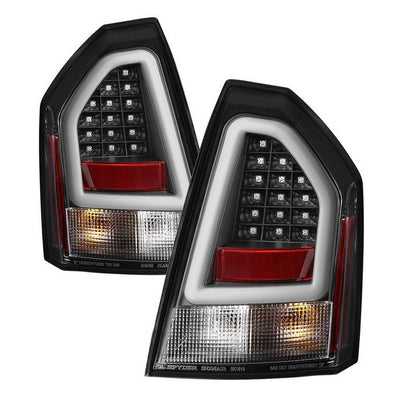 Chrysler LED Tail Lights, Chrysler 300C Tail Lights, 08-10 Tail Lights, LED Tail Lights, Black Tail Lights, Spyder Tail Lights