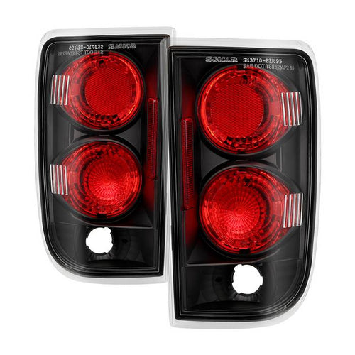 Chevy Tail Lights, 95-05 Tail Lights, 96-01 Tail Lights, Black Tail Lights, Spyder Tail Lights, GMC Tail Lights, Bravada Tail Lights, Oldsmobile Tail Lights, Euro Style Lights, GMC Jimmy Lights, Chevy Blazer Lights, Oldsmobile Bravada Lights