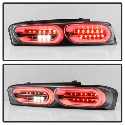 Chevy LED Tail Lights, Camaro Tail Lights, Camaro 16-18 Tail Lights, LED Tail Lights, Black Tail Lights, Spyder Tail Lights