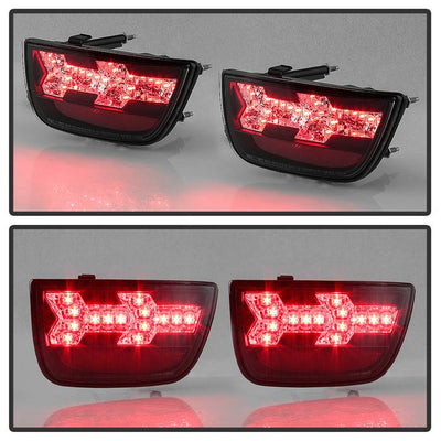 Chevy LED Tail Lights, Camaro Tail Lights, Camaro 10-13 Tail Lights, LED Tail Lights, Black Tail Lights, Spyder Tail Lights