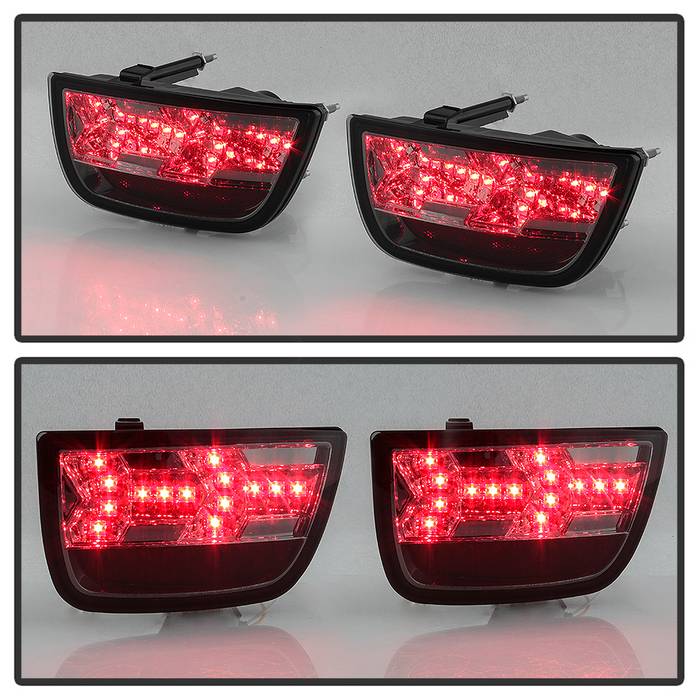 Chevy LED Tail Lights, Camaro Tail Lights, Camaro 10-13 Tail Lights, LED Tail Lights, Smoke Tail Lights, Spyder Tail Lights