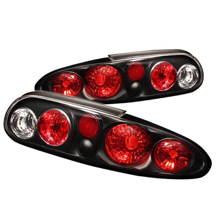Chevy Tail Lights, Chevy Camaro Tail Lights, Camaro 93-02 Tail Lights, Euro Style Tail Lights, Black Tail Lights, Spyder Tail Lights