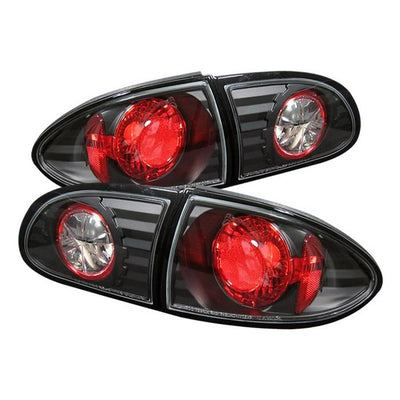 Chevy Tail Lights, Chevy Cavalier Tail Lights, Cavalier 95-02 Tail Lights, Euro Style Tail Lights, Black Tail Lights, Spyder Tail Lights