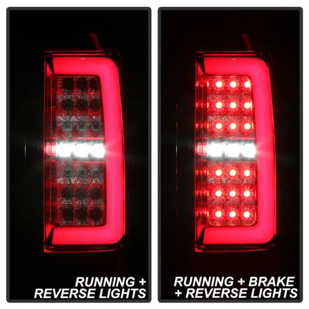 Chevy Colorado Tail Lights, Colorado Tail Lights, GMC Canyon Tail Lights, 2015-2019 Chevy Tail Lights, Spyder LED Tail Lights, LED Tail Lights, Red Clear Tail Lights, Chevy Colorado, GMC Canyon Tail Lights,