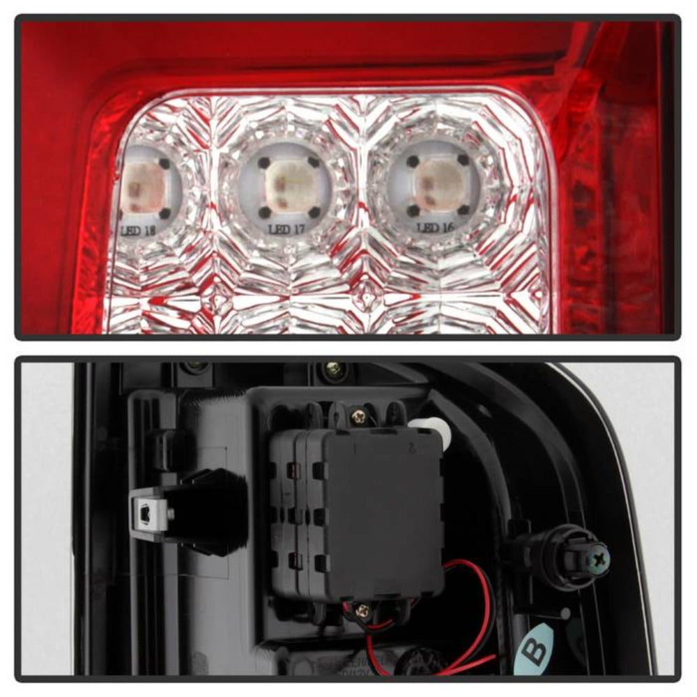 Chevy Colorado Tail Lights, Colorado Tail Lights, GMC Canyon Tail Lights, 2015-2019 Chevy Tail Lights, Spyder LED Tail Lights, LED Tail Lights, Red Clear Tail Lights, Chevy Colorado, GMC Canyon Tail Lights,