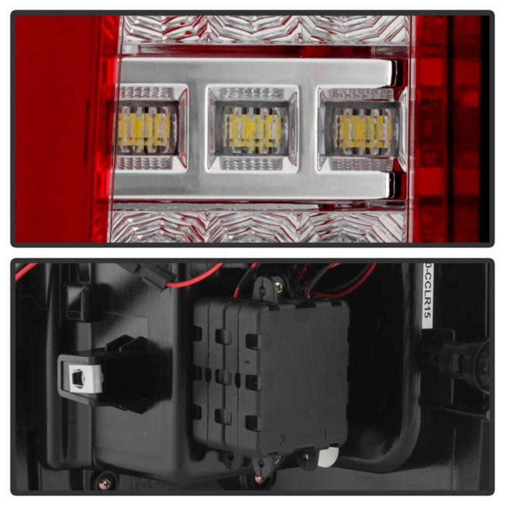 Chevy Colorado Tail Lights, Colorado Tail Lights, GMC Canyon Tail Lights, 2015-2019 Chevy Tail Lights, Spyder LED Tail Lights, LED Tail Lights, Red Clear Tail Lights, Chevy Colorado, GMC Canyon Tail Lights,