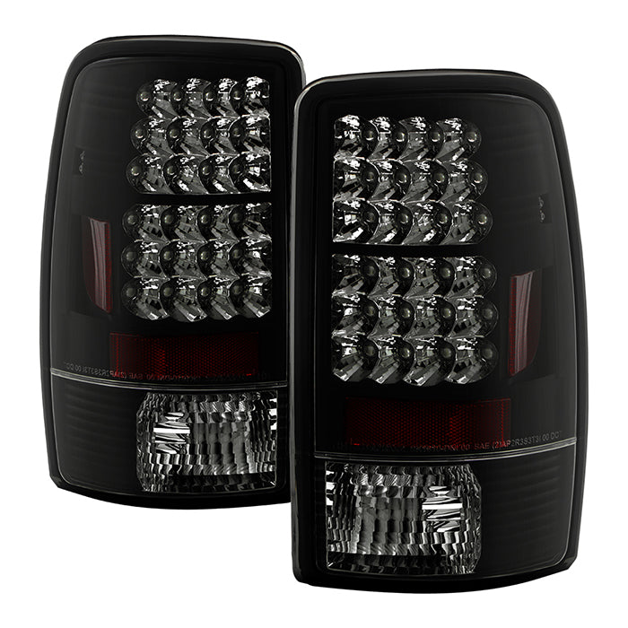 Chevy Suburban/Tahoe 1500/2500 00-06 / GMC Yukon/Yukon XL 00-06 / GMC Yukon Denali/Denali XL 01-06 LED Tail Lights - Black Smoke