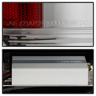 Chevy Suburban/Tahoe 1500/2500 00-06 / GMC Yukon/Yukon XL 00-06 / GMC Yukon Denali/Denali XL 01-06 LED Tail Lights - Chrome