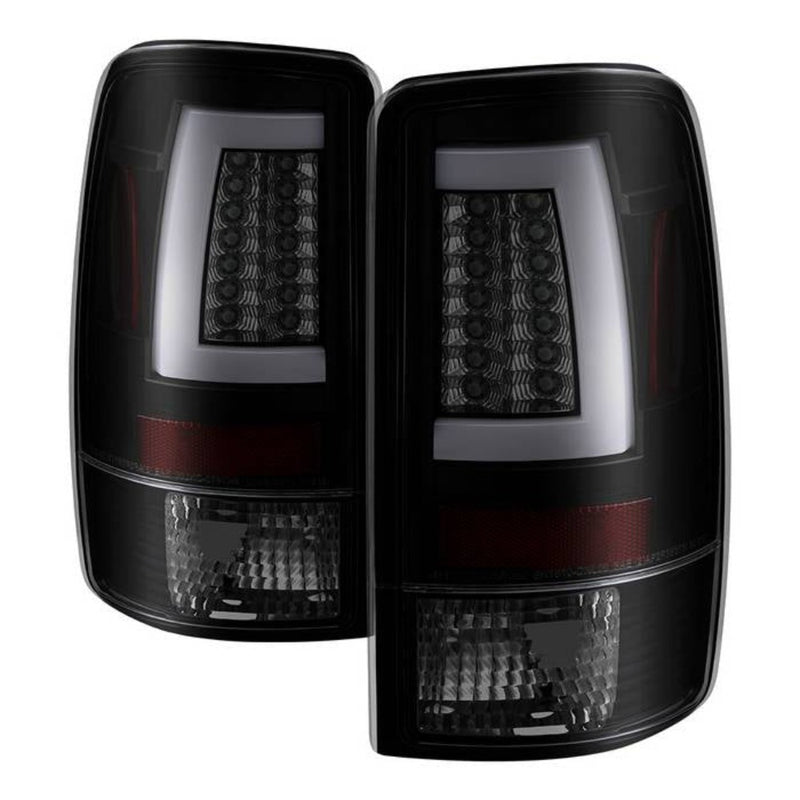 Chevy Suburban Tail Lights, Tahoe Tail Lights, GMC Yukon Tail Lights, Yukon XL Tail Lights, 2000-2006 Tail Lights, Denali XL Tail Lights, GMC Yukon Denali Tail Lights, 2001-2006 Tail Lights, Spyder LED Tail Lights, LED Tail Lights, Euro Style Tail Lights, Black Smoke Tail Lights, 1500 Tail Lights, 2500 Tail Lights, Version 2 Tail Lights