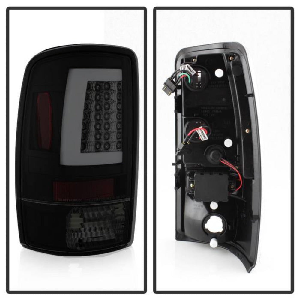 Chevy Suburban Tail Lights, Tahoe Tail Lights, GMC Yukon Tail Lights, Yukon XL Tail Lights, 2000-2006 Tail Lights, Denali XL Tail Lights, GMC Yukon Denali Tail Lights, 2001-2006 Tail Lights, Spyder LED Tail Lights, LED Tail Lights, Euro Style Tail Lights, Black Smoke Tail Lights, 1500 Tail Lights, 2500 Tail Lights, Version 2 Tail Lights