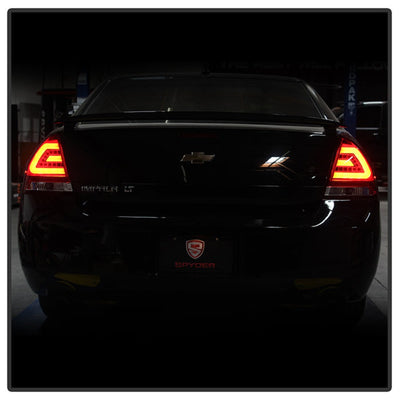 Chevy Impala Tail Lights, Chevy Impala Limited Tail Lights, Impala Limited Tail Lights, 2006-2013 Tail Lights, 2014-2016 Tail Lights, Spyder LED Tail Lights, LED Tail Lights, Euro Style Tail Lights, Red Clear Tail Lights