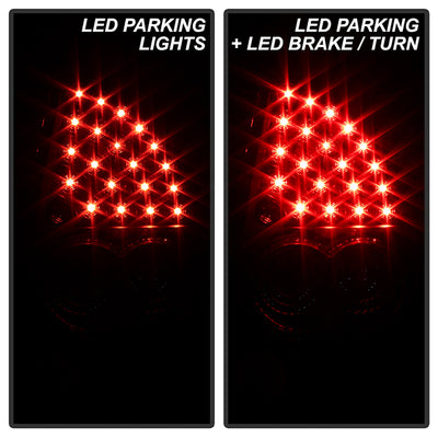 Chrysler LED Tail Lights, Chrysler 300 Tail Lights, 05-07 Tail Lights, LED Tail Lights, Black Tail Lights, Spyder Tail Lights