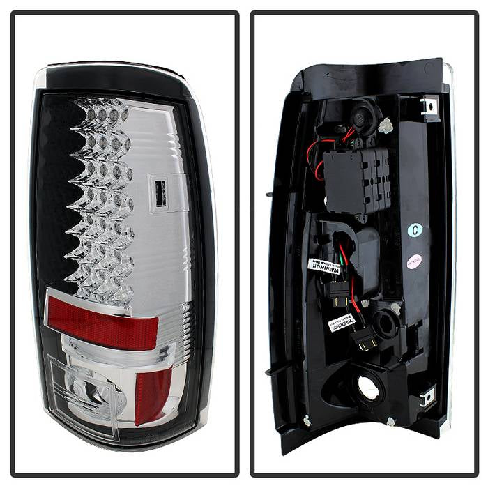 Chevy LED Tail Lights, Chevy Silverado Tail Lights, Silverado 03-07 Tail Lights, Chrome Tail Lights, Spyder Tail Lights