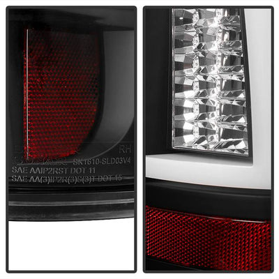 Chevy LED Tail Lights, Chevy Silverado Tail Lights, Silverado 03-07 Tail Lights, Black Tail Lights, Spyder Tail Lights