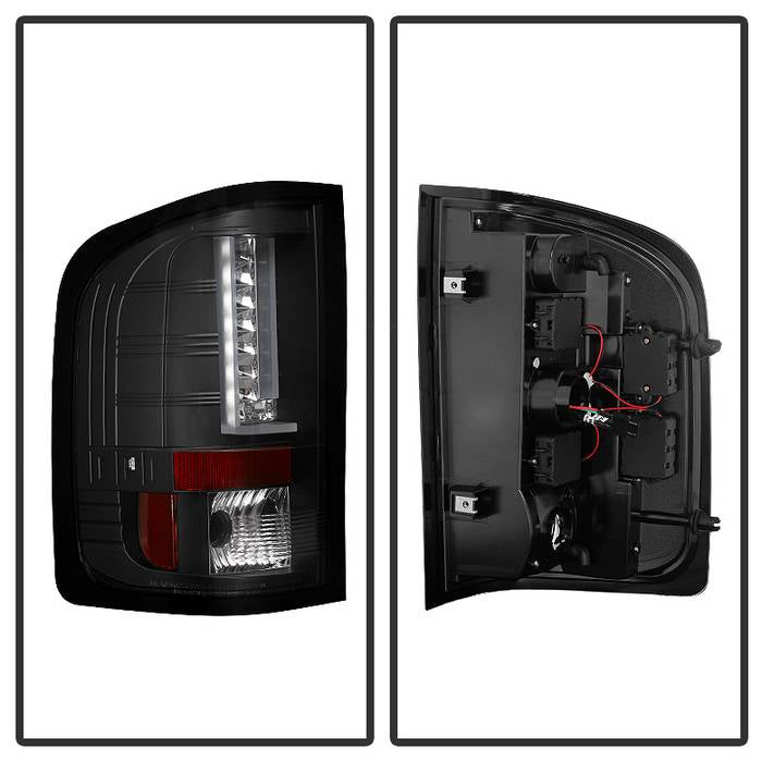 Chevy Silverado 07-13 Version 2 LED Tail Lights - Black