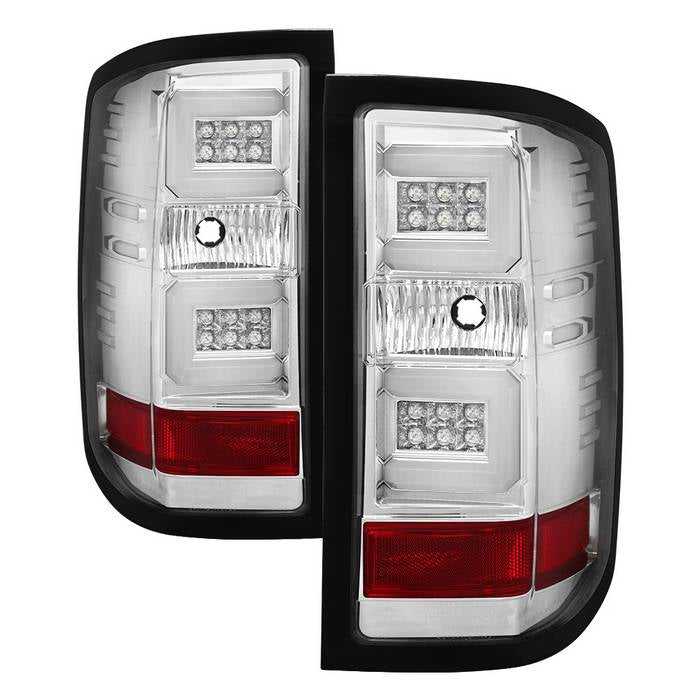 Chevy Silverado Tail Lights, Silverado 1500 Tail Lights, 16-18 Silverado Tail Lights, Silverado 16-19 Tail Lights, 1500 Silverado Tail Lights, Spyder Tail Lights, Chrome Tail Lights, LED Tail Lights, Tail Lights, Silverado 2500HD Tail Lights, Silverado 3500HD Tail Lights