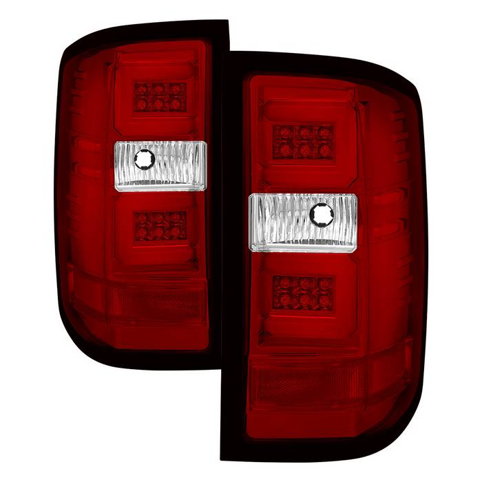 Chevy Silverado Tail Lights, Silverado 1500 Tail Lights, 16-18 Silverado Tail Lights, Silverado 16-19 Tail Lights, 1500 Silverado Tail Lights, Spyder Tail Lights, Red Clear Tail Lights, LED Tail Lights, Tail Lights, Silverado 2500HD Tail Lights, Silverado 3500HD Tail Lights