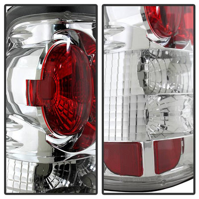 Chevy Silverado 1500/2500 99-02 / GMC Sierra 1500/2500/3500 99-06 and 2007 Sierra Classic Euro Style Tail Lights - Chrome