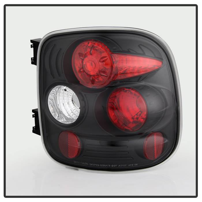 Chevy Silverado Tail Lights, Silverado Tail Lights, Silverado 99-04 Tail Lights, Tail Lights, Spyder Tail Lights, Black Tail Lights, Euro Style Tail Lights