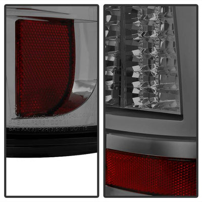 Chevy Silverado 1500/2500 99-02/ GMC Sierra 1500/2500/3500 99-06 and 2007 Sierra Classic Version 2 LED Tail Lights - Smoke