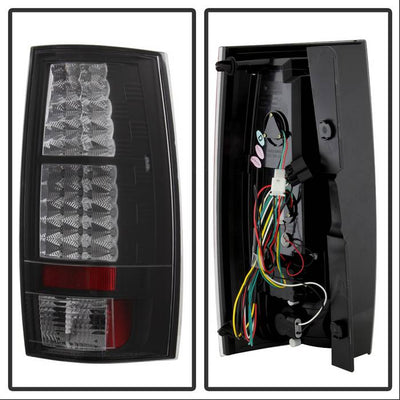 Chevy Suburban Tail Lights, Chev Tahoe Tail Lights, Chevy GMC Yukon Tail Lights, Yukon Denali Tail Lights, Hybrid Models Tail Lights, Black LED Tail Lights, 2007-2014 LED Tail Lights, 2008-2013 LED Tail Lights