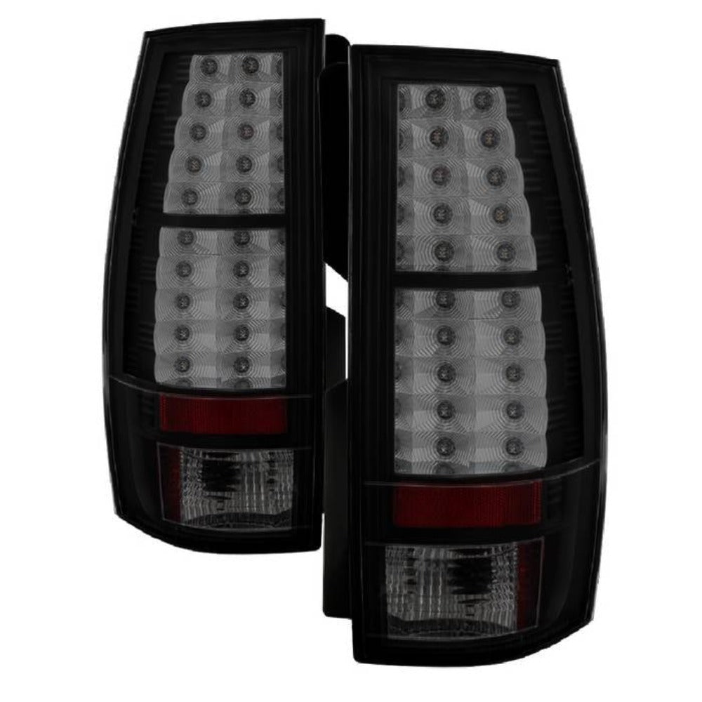 Chevy Suburban Tail Lights, Chev Tahoe Tail Lights, Chevy GMC Yukon Tail Lights, Yukon Denali Tail Lights, Hybrid Models Tail Lights, Black Smoke Tail Lights, 2007-2014 LED Tail Lights, 2008-2013 LED Tail Lights