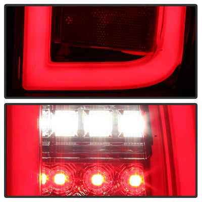 Chevy LED Tail Lights, Chevy Tahoe Tail Lights, Suburban 15-19 Tail Lights, Red Clear Tail Lights, Spyder Tail Lights