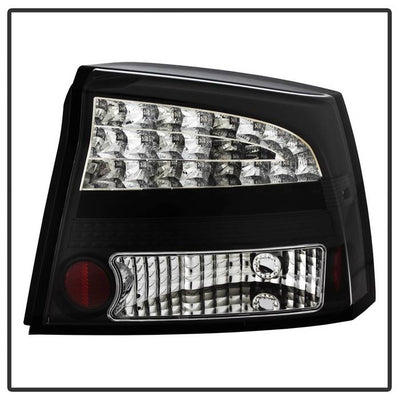 Dodge LED Tail Lights, Dodge Charger Tail Lights, 09-10 Tail Lights, LED Tail Lights, Black Tail Lights, Spyder Tail Lights