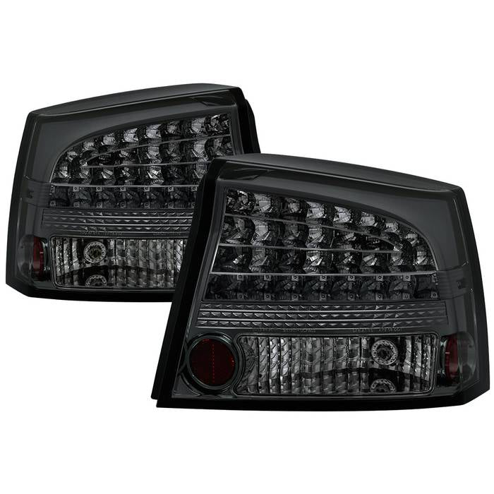 Dodge LED Tail Lights, Dodge Charger Tail Lights, 06-08  Tail Lights, LED Tail Lights, Smoke Tail Lights, Spyder Tail Lights