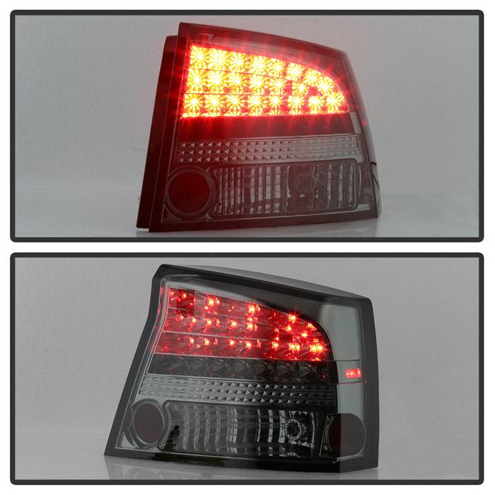 Dodge LED Tail Lights, Dodge Charger Tail Lights, 06-08  Tail Lights, LED Tail Lights, Smoke Tail Lights, Spyder Tail Lights