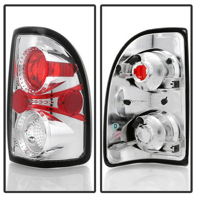 Dodge Tail Lights, Dodge Dakota Tail Lights, Dodge 97-04 Tail Lights, Euro Style Tail Lights, Chrome Tail Lights, Spyder Tail Lights