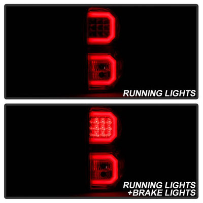 Dodge Durango Tail Lights, Durango Tail Lights, 2004-2009 Tail Lights, Chrome Tail Lights, Spyder LED Tail Lights