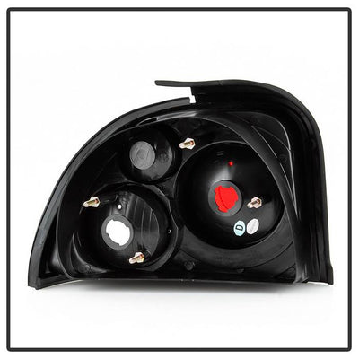 Dodge Tail Lights, Dodge Neon Tail Lights, Neon 95-99 Tail Lights, Euro Style Tail Lights, Black Tail Lights, Spyder Tail Lights