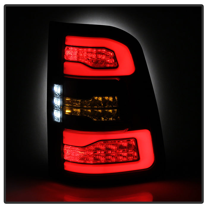 Dodge Tail Lights, Dodge Ram Tail Lights, Ram 19-20 Tail Lights, LED Tail Light, Black Tail Lights, Spyder Tail Lights