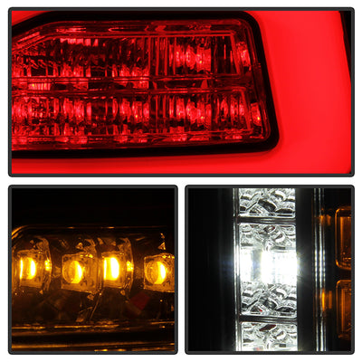 Dodge Tail Lights, Dodge Ram Tail Lights, Ram 19-20 Tail Lights, LED Tail Light, Black Tail Lights, Spyder Tail Lights