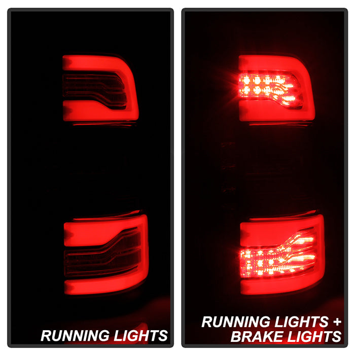 Dodge Tail Lights, Dodge Ram Tail Lights, Ram 19-20 Tail Lights, LED Tail Light, Black Tail Lights, Spyder Tail Lights