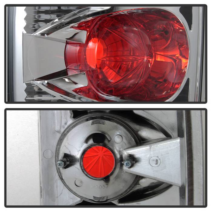 Dodge Tail Lights, Dodge Ram Tail Lights, Ram 02-06 Tail Lights, Euro Style Tail Lights, Chrome Tail Lights, Spyder Tail Lights