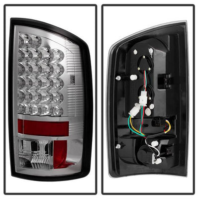 Dodge Tail Lights, Dodge Ram Tail Lights, Ram 02-06 Tail Lights, LED Tail Light, Chrome Tail Lights, Spyder Tail Lights