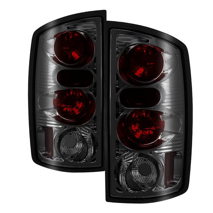 Dodge Tail Lights, Dodge Ram Tail Lights, Ram 02-06 Tail Lights, Euro Style Tail Lights, Smoke Tail Lights, Spyder Tail Lights