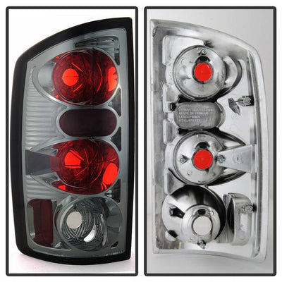 Dodge Tail Lights, Dodge Ram Tail Lights, Ram 02-06 Tail Lights, Euro Style Tail Lights, Smoke Tail Lights, Spyder Tail Lights