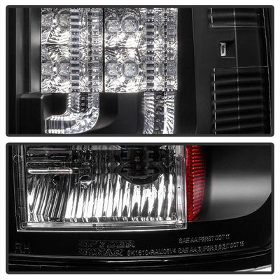 Dodge Tail Lights, Dodge Ram Tail Lights, Ram 02-06 Tail Lights, LED Tail Light, Black Tail Lights, Spyder Tail Lights