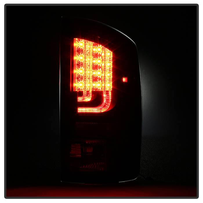 Dodge Tail Lights, Dodge Ram Tail Lights, Ram 02-06 Tail Lights, LED Tail Light, Black Tail Lights, Spyder Tail Lights