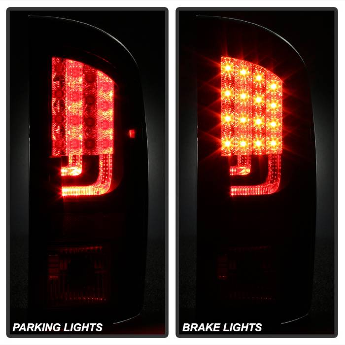 Dodge Tail Lights, Dodge Ram Tail Lights, Ram 02-06 Tail Lights, LED Tail Light, Black Tail Lights, Spyder Tail Lights