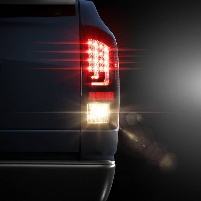 Dodge Tail Lights, Dodge Ram Tail Lights, Ram 02-06 Tail Lights, LED Tail Light, Black Tail Lights, Spyder Tail Lights