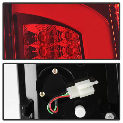 Dodge Tail Lights, Dodge Ram Tail Lights, Ram 02-06 Tail Lights, LED Tail Light, Red Clear Tail Lights, Spyder Tail Lights