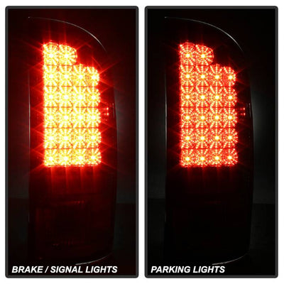 Dodge Tail Lights, Dodge Ram Tail Lights, Ram 07-08 Tail Lights, LED Tail Light, Red Clear Tail Lights, Spyder Tail Lights