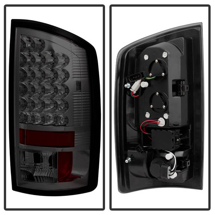 Dodge Tail Lights, Dodge Ram Tail Lights, Ram 07-08 Tail Lights, LED Tail Light, Smoke Tail Lights, Spyder Tail Lights