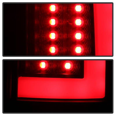 Dodge Tail Lights, Dodge Ram Tail Lights, Ram 07-08 Tail Lights, LED Tail Light, Black Tail Lights, Spyder Tail Lights