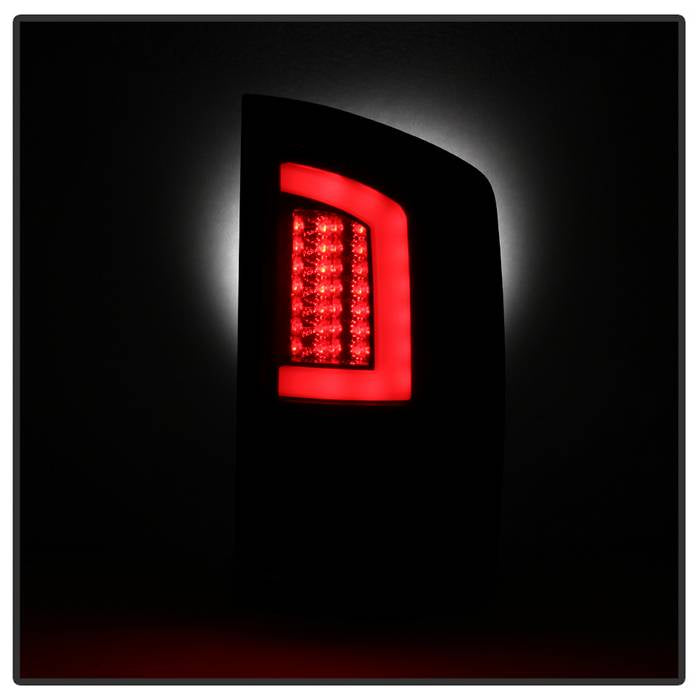 Dodge Tail Lights, Dodge Ram Tail Lights, Ram 07-08 Tail Lights, LED Tail Light, Black Smoke Tail Lights, Spyder Tail Lights